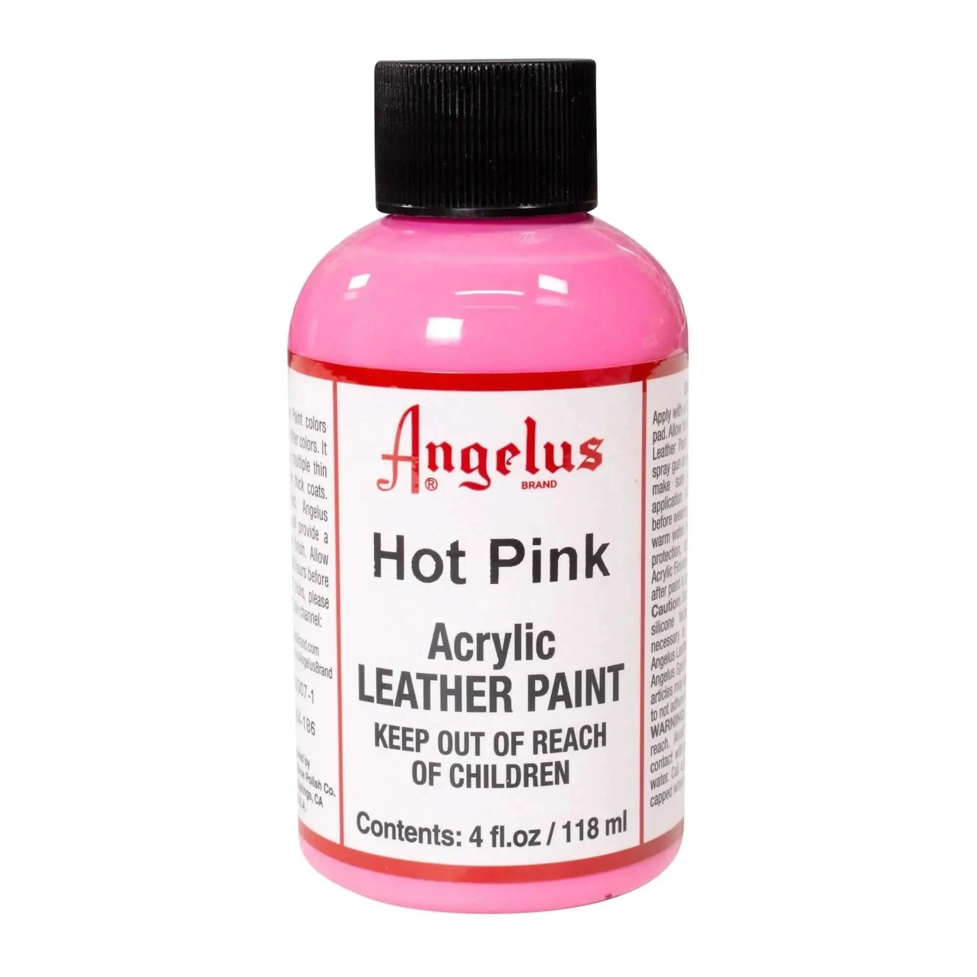 Pintura para Cuero Angelus - Hot Pink (4oz / 118ml)