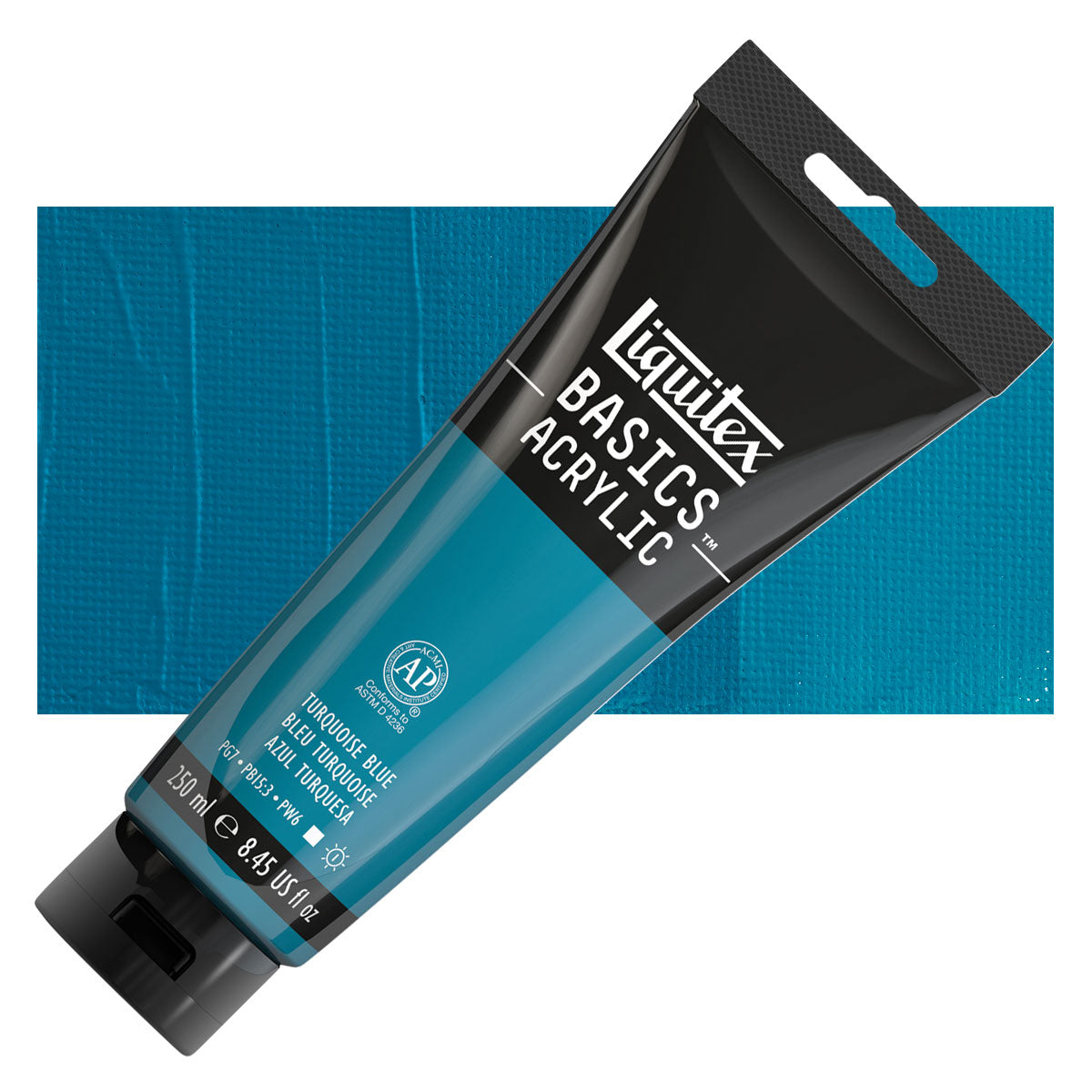Liquitex Basics Acrylic Paint - Turquoise Blue (250ml)