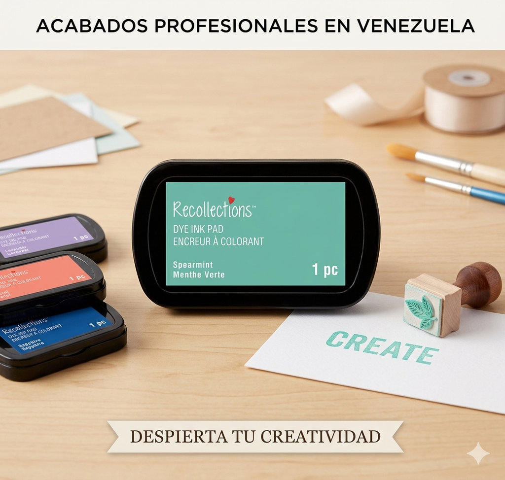 Almohadilla de Tinta (Dye Ink Pad) Recollections – Color Spearmint