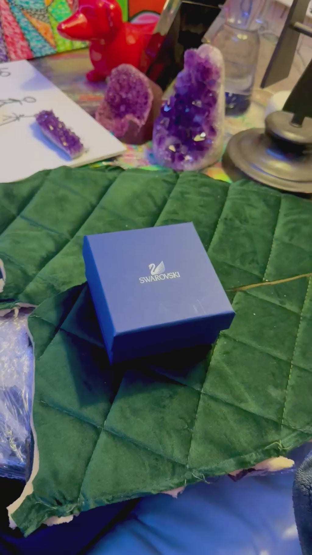 Swarovski Green Crystal Butterfly – Collectible Figurine